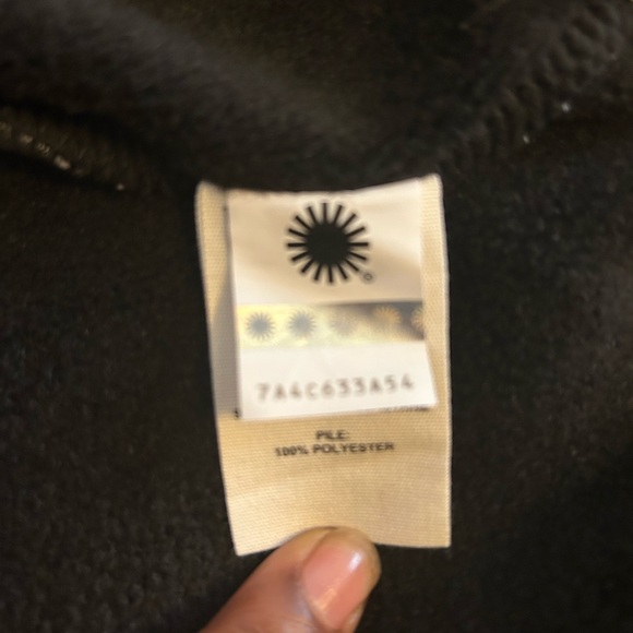 NWOT UGG WOMEN'S DUFFIELD II LEOPARD BLACK GRAY ROBE - Picture 4 of 9